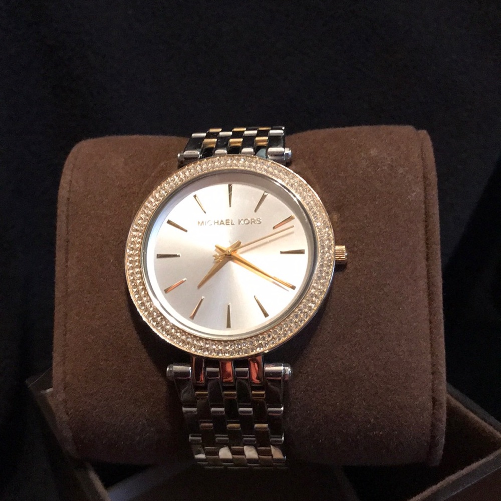 Gorgeous genuine Michael Kors watch with crystals